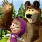 PLay Masha Puzzle Time now!